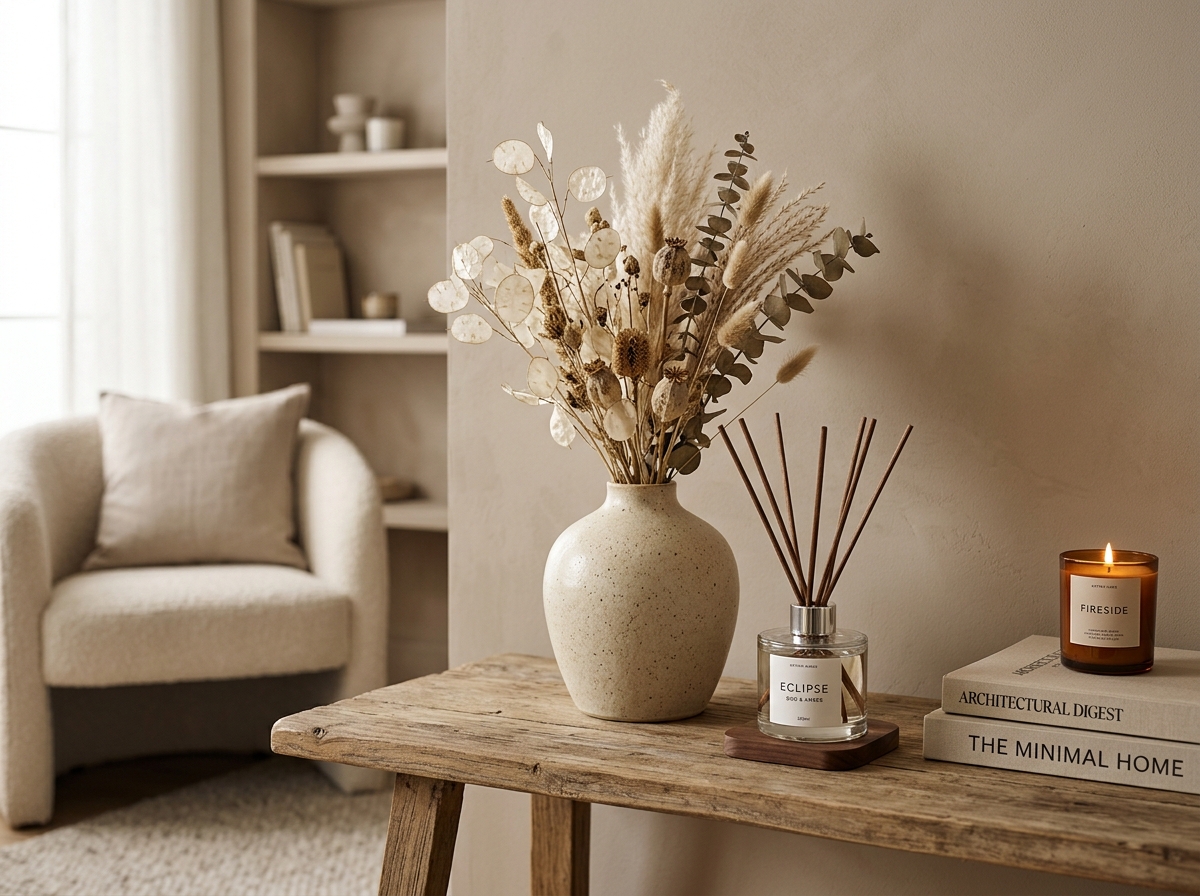 Vasi in ceramica e profumatori d'ambiente eleganti